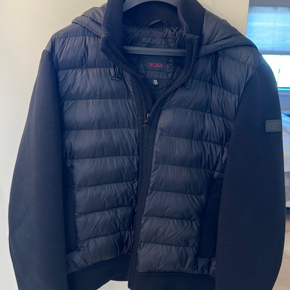 Tumi New perfect condition black jacket. XL. With rain hood